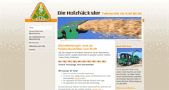 Desktop Screenshot of dieholzhaecksler.de