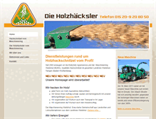 Tablet Screenshot of dieholzhaecksler.de